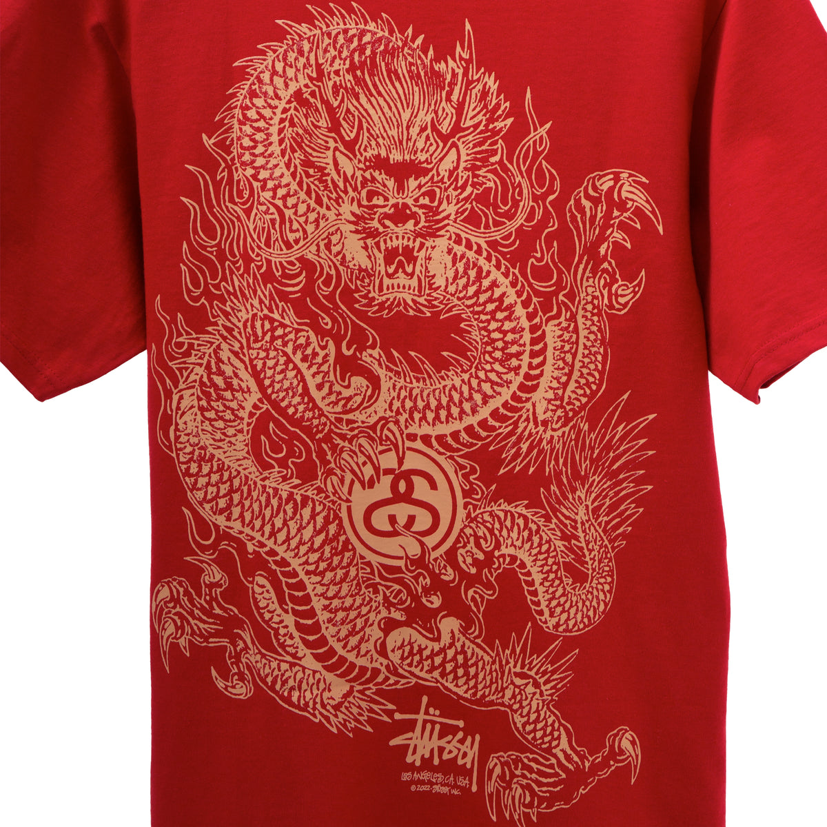 Stussy Dragon Tee Dark Red – Degli Uberti