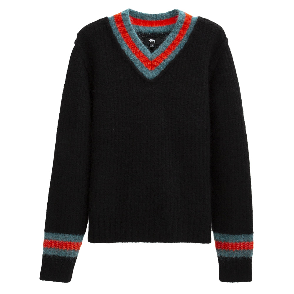 Stussy Mohair Tennis Sweater Black – Degli Uberti