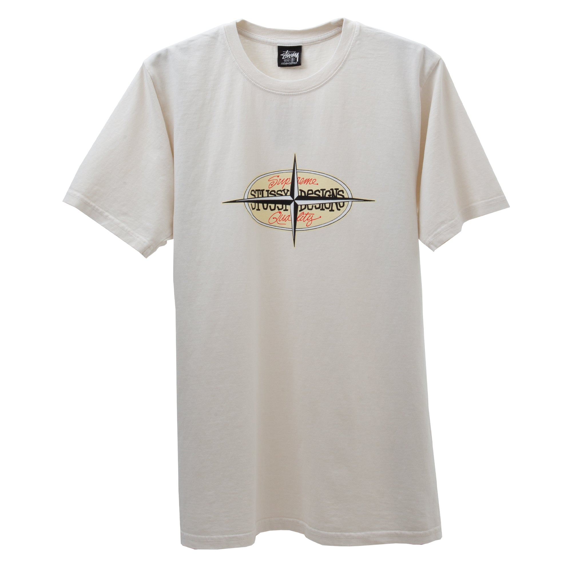 stussy points pigment dyed tee
