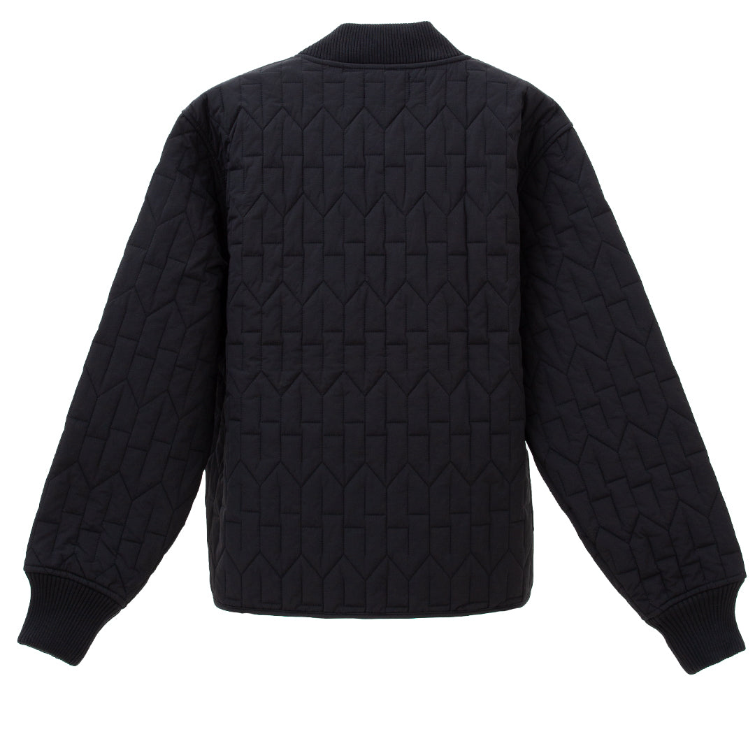 Stussy S Quilted Liner Jacket Black Degli Uberti