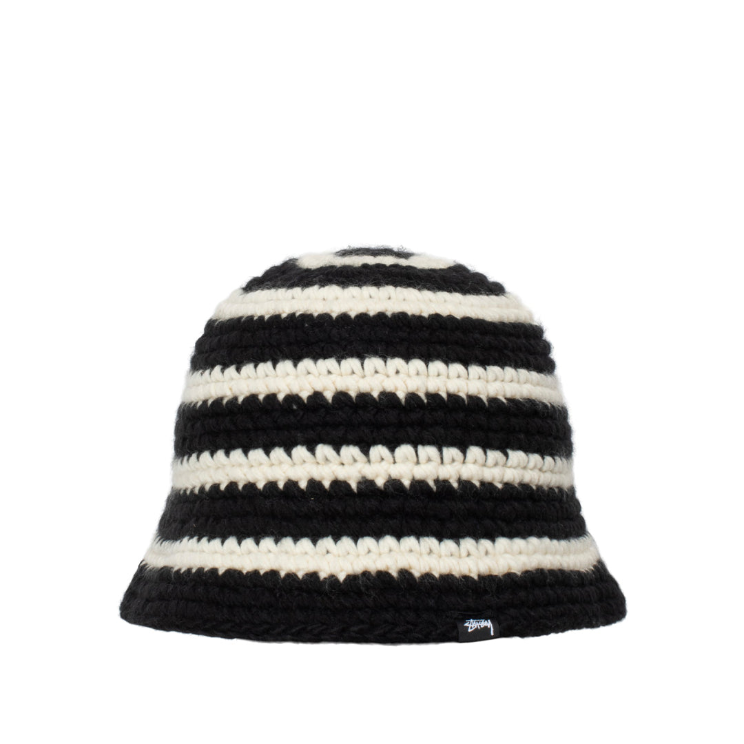 Stussy Swirl Knit Bucket Hat Black – Degli Uberti